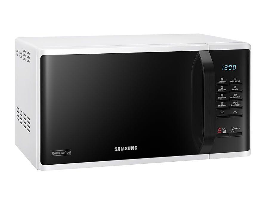 Micro-ondas SAMSUNG MS23K3513AW/EC (800 W - 23 l - Botões, rotativo - Branco/Preto), miniatura 6