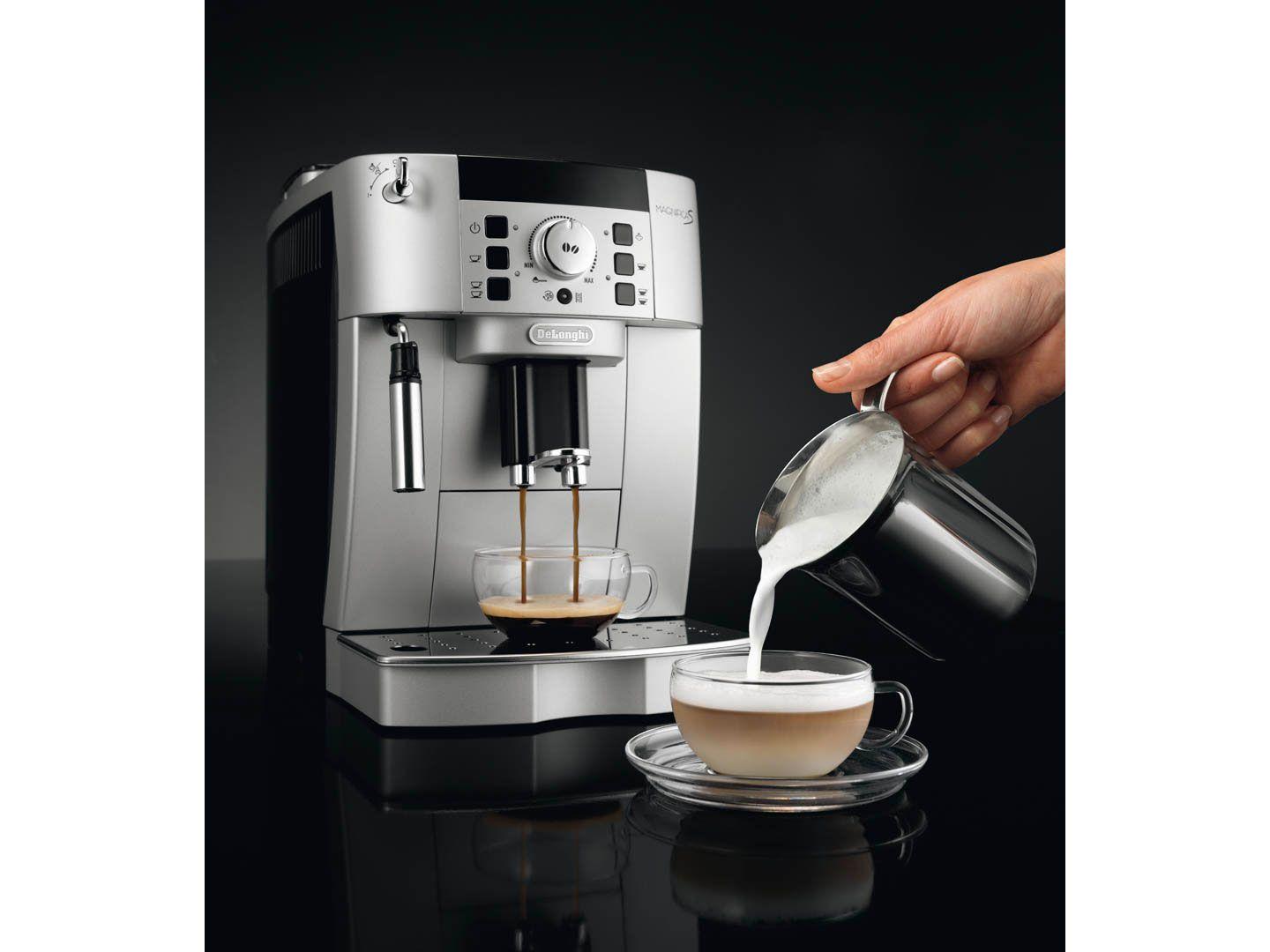 Máquina de Café Expresso Automática DELONGHI ECAM 22.110.SB (Grãos de café e café moído - 1450 W - 15 bar - Prateado e Preto) — miniatura 6