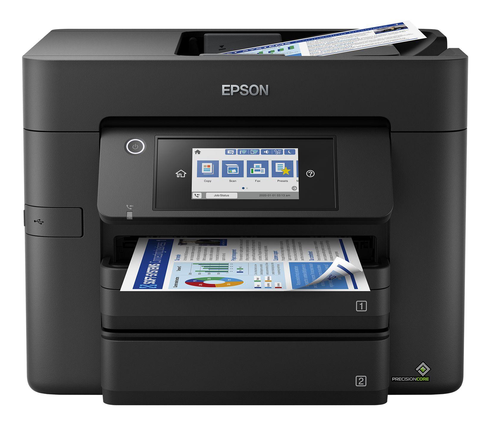 Impressora Multifunções EPSON WorkForce Pro WF-4830DTWF (A4 - Impressão a cores - 500 folhas - Preto)