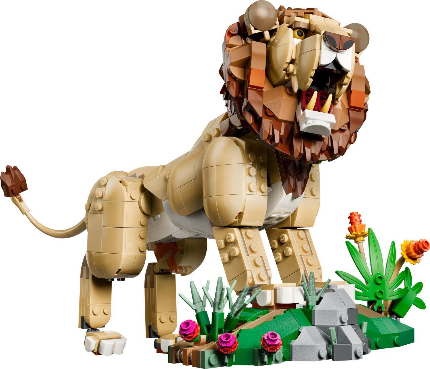 LEGO 31386 Creator Animais Selvagens: Leão Majestoso (9+ anos - 839 peças)
