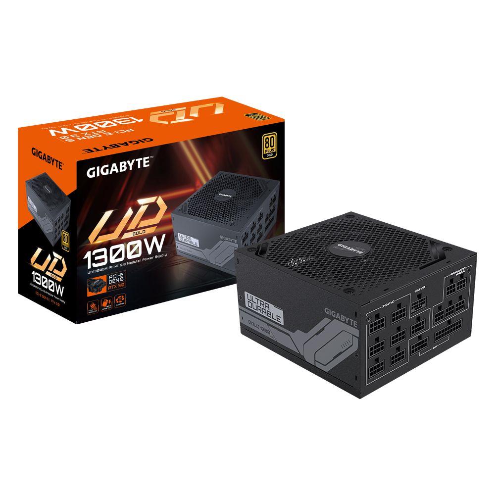 Fonte de Alimentação ATX GIGABYTE UD1300GM PG5 (ATX - 1300 W - 80 PLUS Gold - Preto)