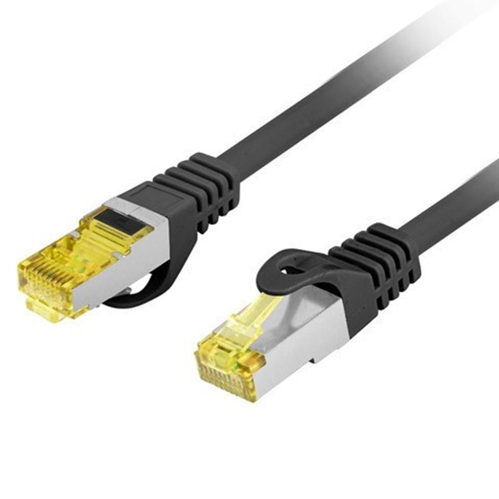 Cabo de Rede LANBERG PCF6A-10CU-0200-BK (2 m - Cat. 6A - RJ-45 - Preto)