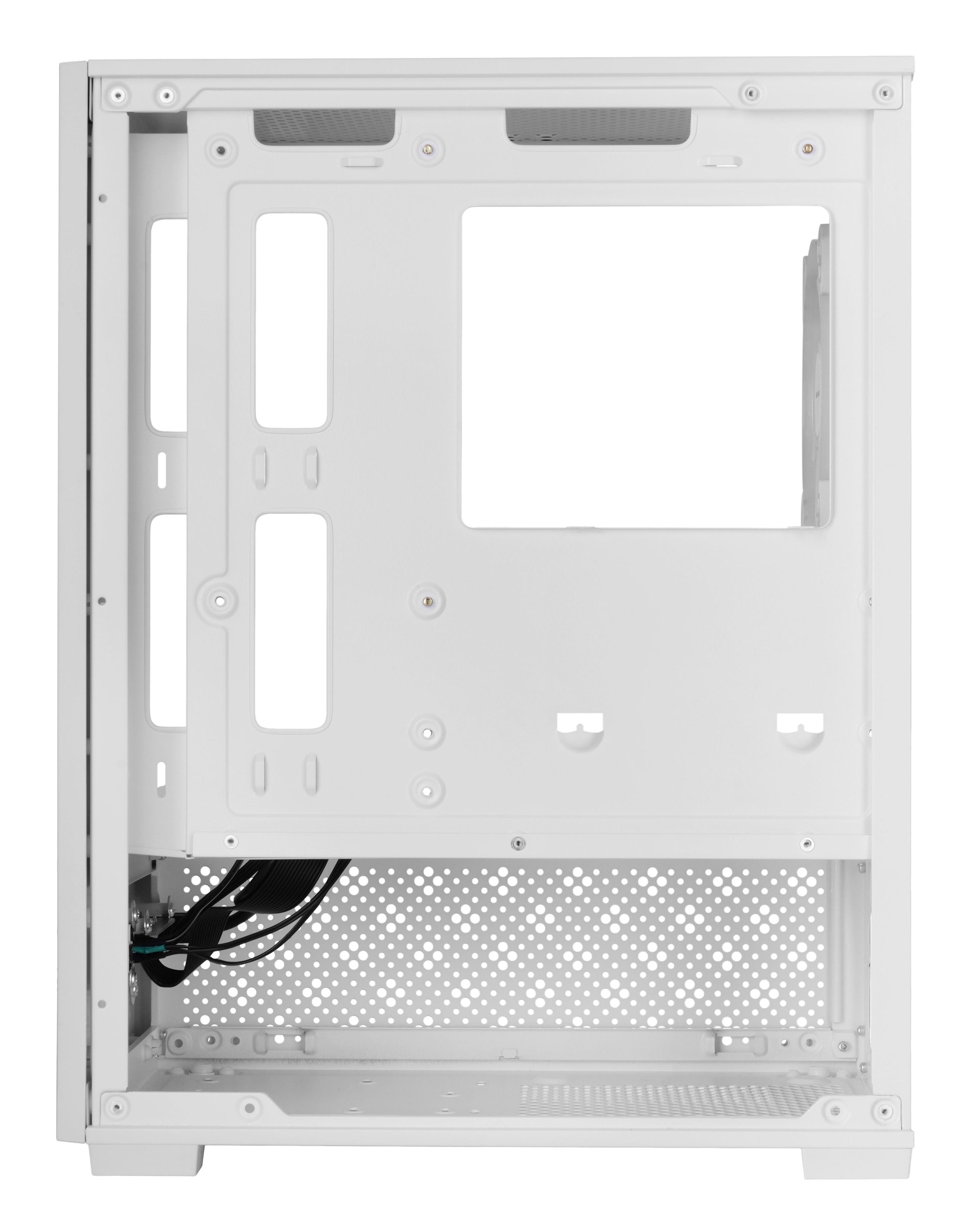 Caixa PC MARS GAMING MC-SE2W (micro ATX, Mini-ITX - Mini Tower - 16 cm - Branco) — miniatura 7