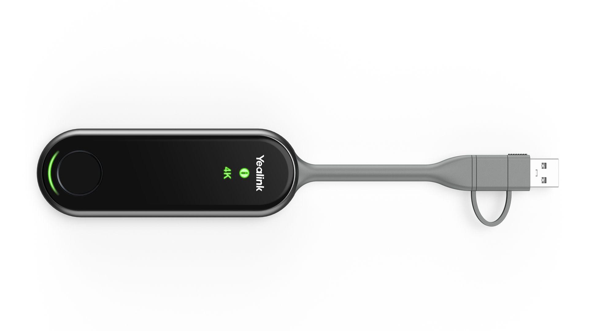 Dongle de Apresentação Sem Fios YEALINK PA20 (2,2 W - USB 3.2 Gen 1 Tipo C - Preto)