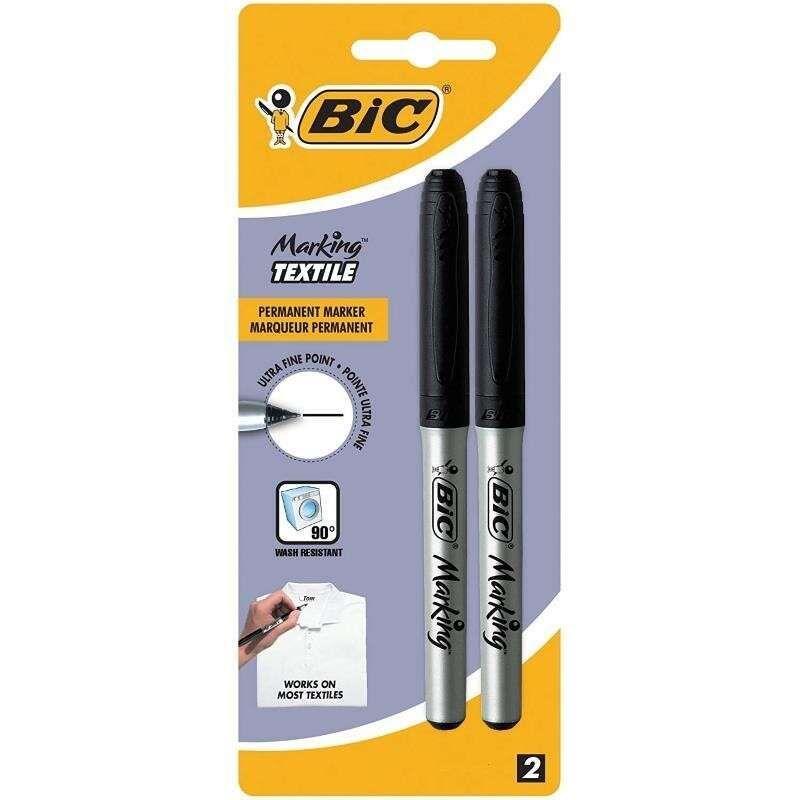 Marcador Permanente para Têxteis BIC 933872 (Preto)