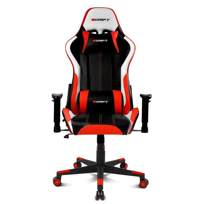 Cadeira Gaming DRIFT DR175 (150 kg - Até 10cm - Até 135° - Preto/Vermelho)