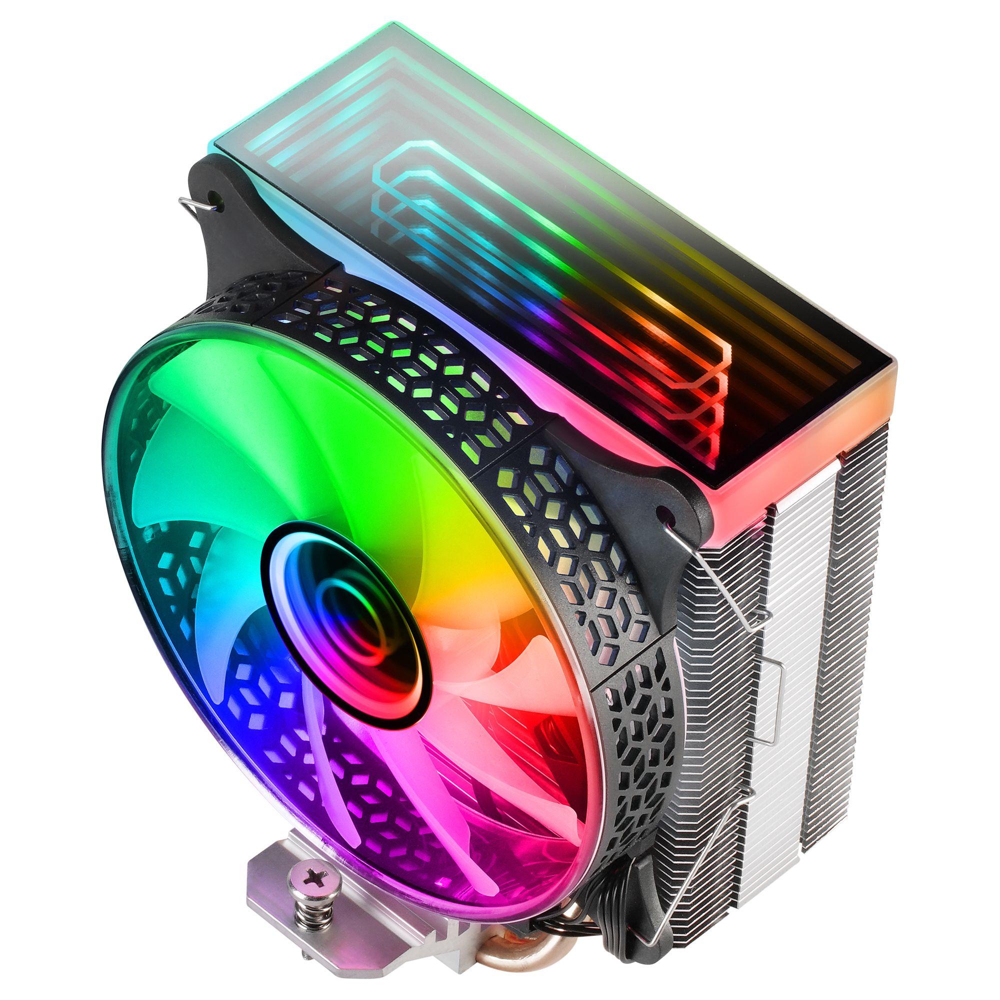 Dissipador de CPU MARS GAMING MCPU-VR (12 cm - 1 unidade - 1600 RPM - Preto) — miniatura 2