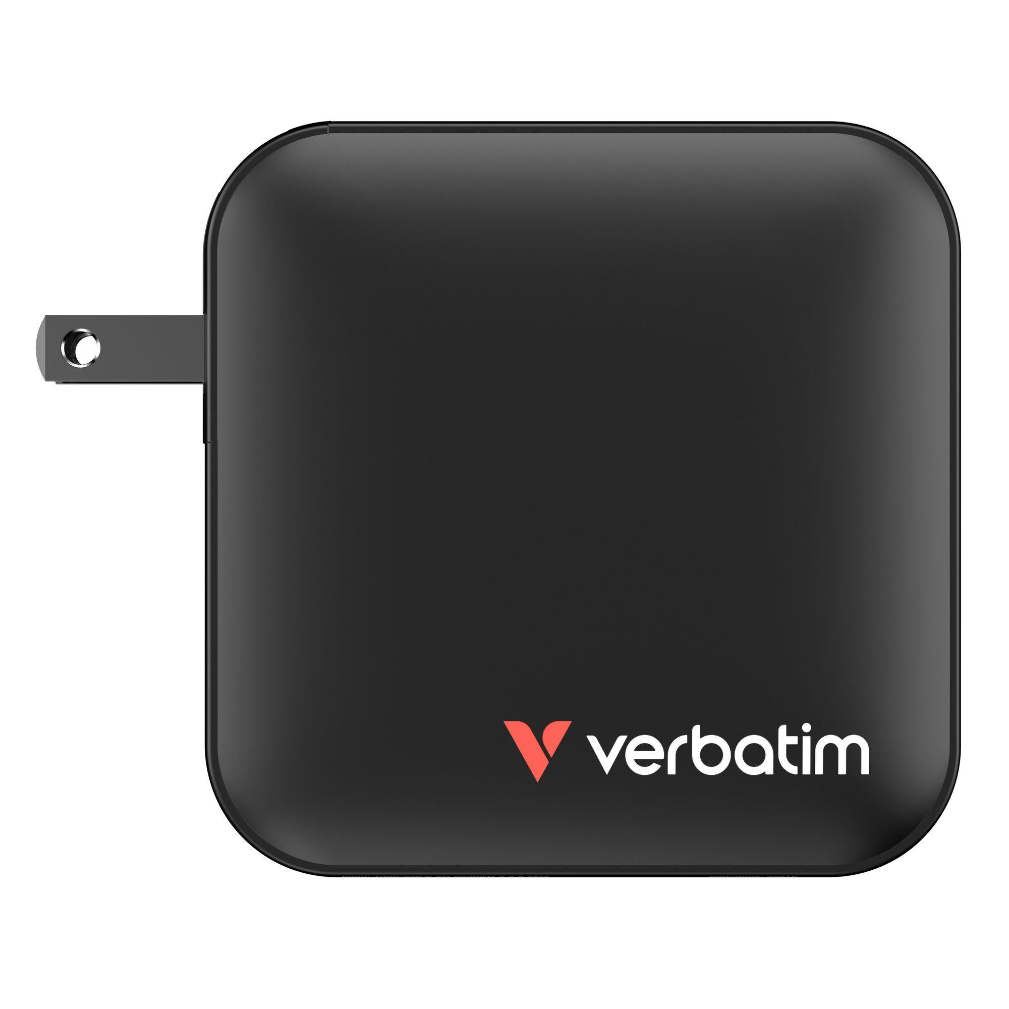 Carregador de Parede VERBATIM Mini GaN 165W 4 Port US/EU/UK ADP (165 W - Sim, revisão 3.1 - 100 W - Preto), miniatura 5