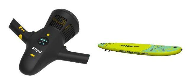 Conjunto SUP e Scooter Subaquática NILOX NXWTRESUP Kahuna Wai (Preto)