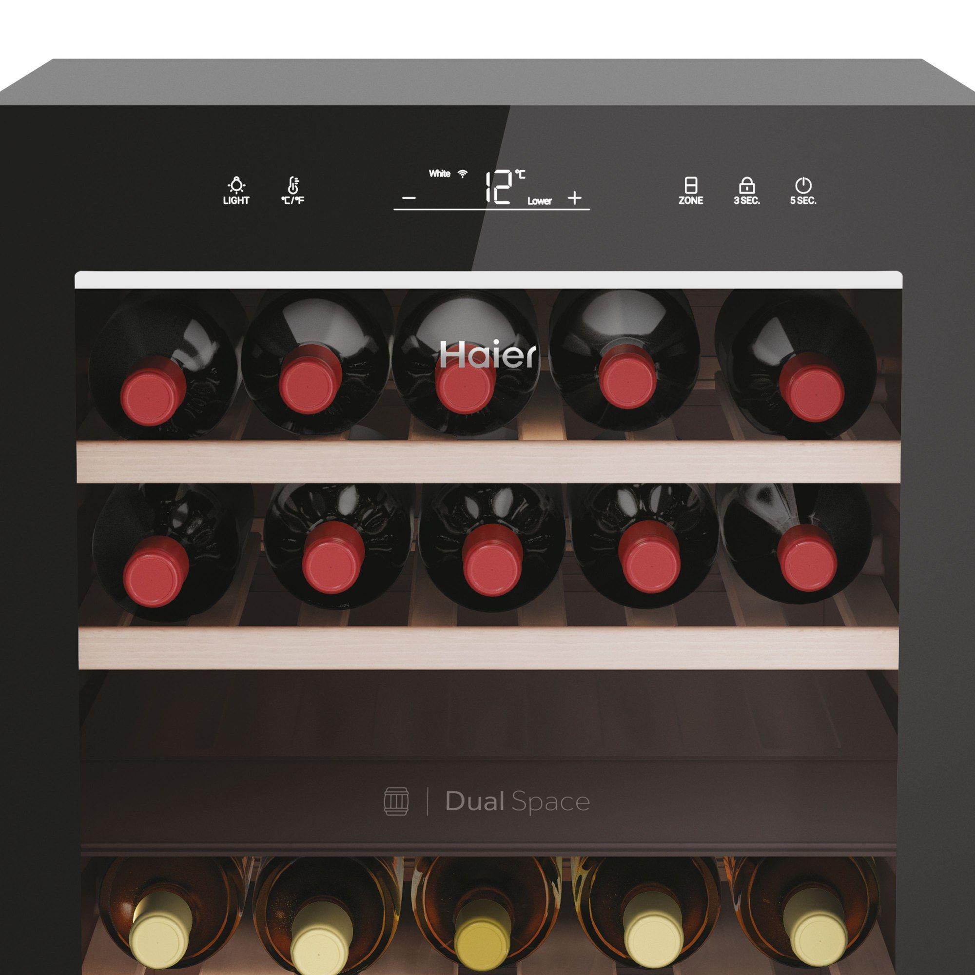Cave de Vinho Independente HAIER HWS42GDAU1 (42 garrafas - 5 prateleiras - 106 L - Preto), miniatura 8