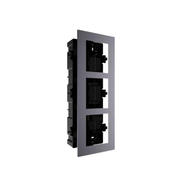 Caixa de Encastrar HIKVISION DS-KD-ACF3 (3 Módulos - Alumínio) — miniatura 2