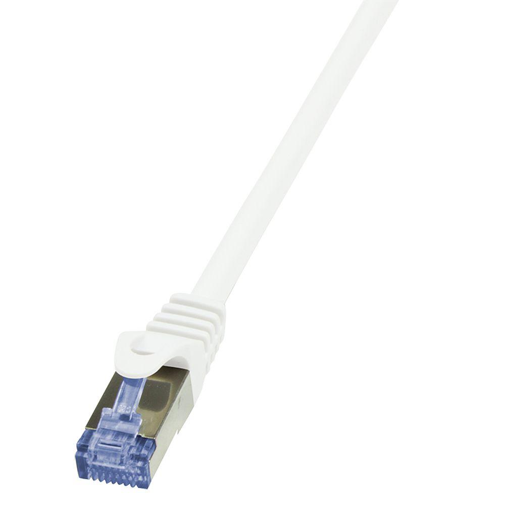 Cabo de Rede RJ45 LOGILINK CQ3081S (7,5 m - Cat6A - RJ-45 - Branco)