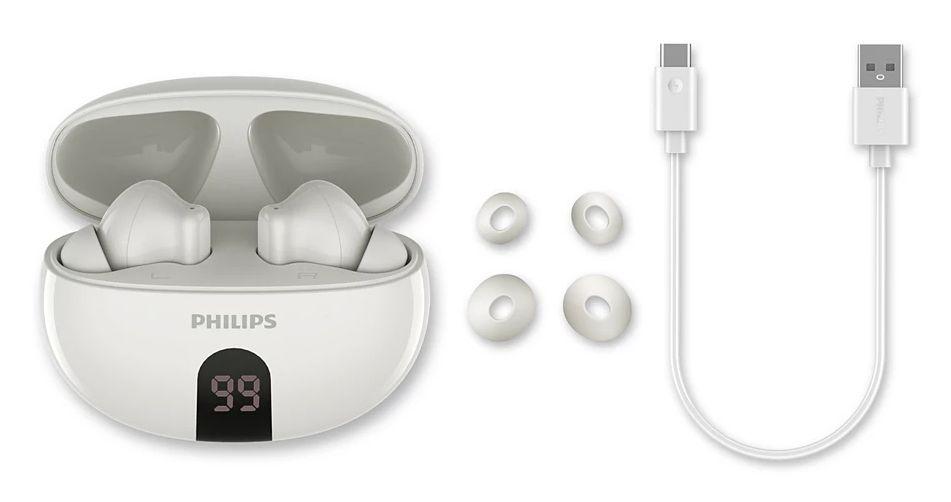 Auscultadores PHILIPS TAT2520WT/00 (Binaural - Sem fios - Intra-aural - Branco), miniatura 6