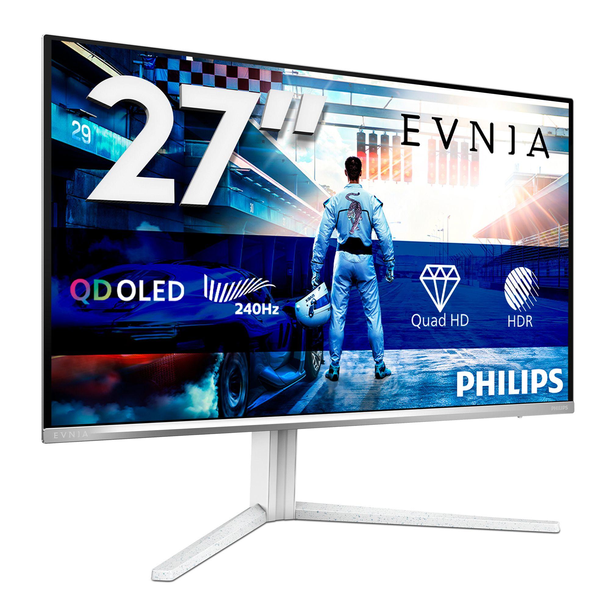 Monitor PHILIPS Evnia 6000 27M2N6501L/00 (26,5" - OLED - 240 Hz - Branco) — miniatura 2