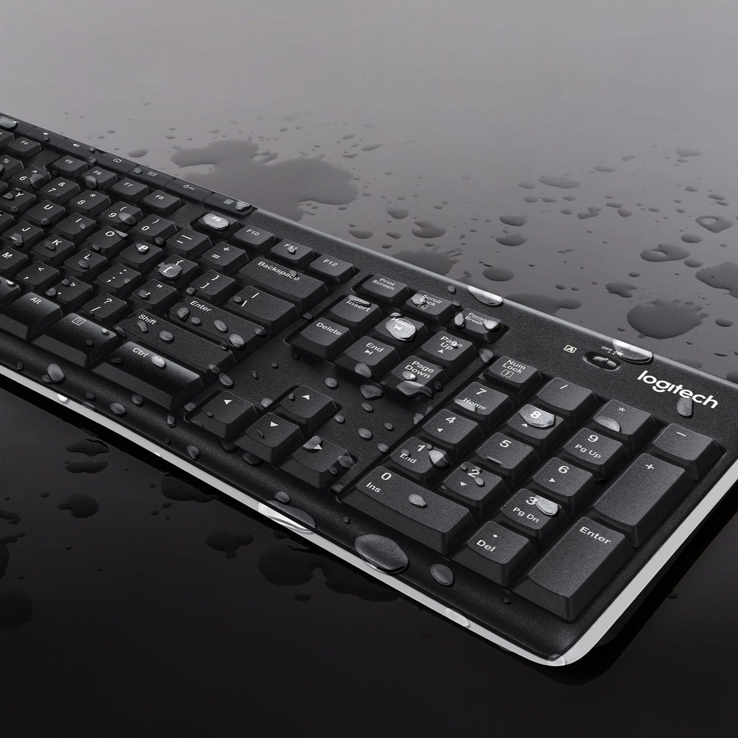 Conjunto Teclado e Rato LOGITECH MK270 (Estados Unidos - Tamanho completo - RF Wireless - Preto) — miniatura 4