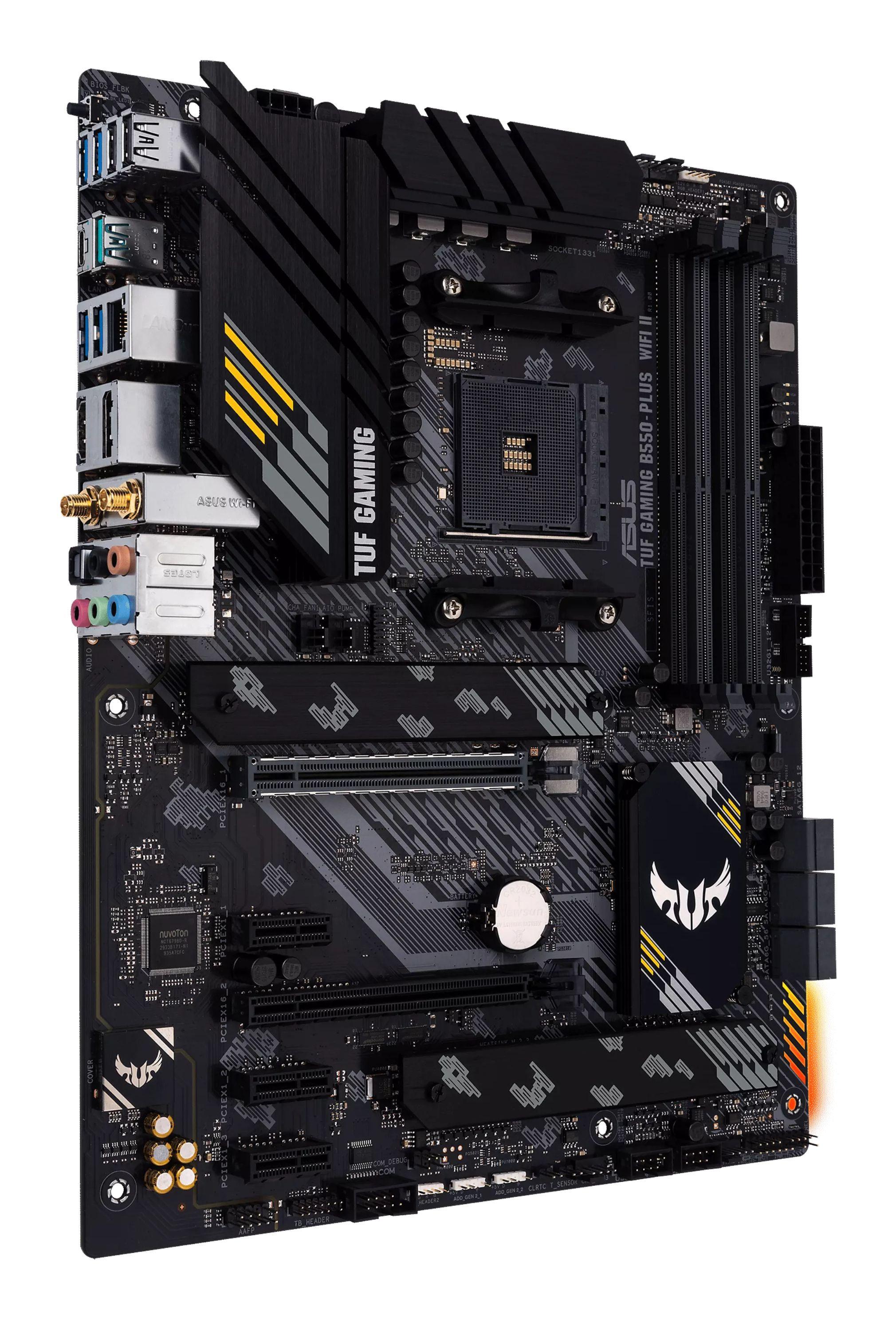 Motherboard ASUS TUF GAMING B550-PLUS WIFI II (AM4 - AMD Ryzen 3000 Series - ATX - Preto) — miniatura 3