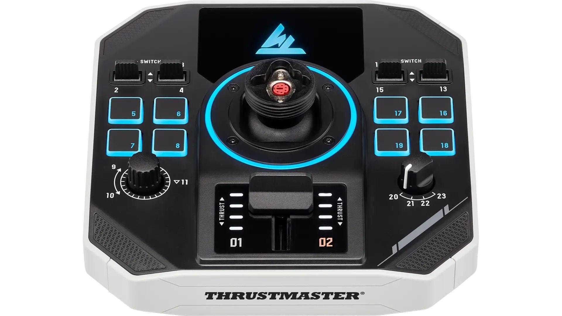 Joystick THRUSTMASTER SOL-R 1 Flightstick (PC - Com fios - Preto e Branco) — miniatura 3