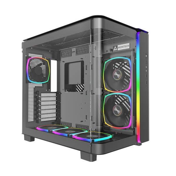 Caixa PC ATX MONTECH King 95 PRO ARGB (ATX, Micro-ATX, Mini-ITX - ATX, SFX, SFX-L - Midi Tower - Preto) — miniatura 2