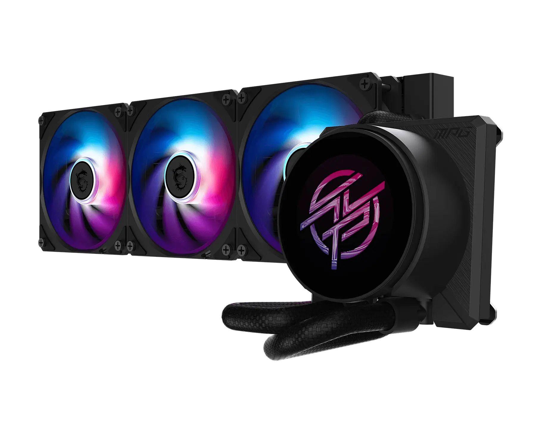 Refrigeração Líquida para CPU MSI MPG CORELIQUID P22 360 (LGA 1700, LGA 1851, AM4, AM5 - 120 mm - 2000 RPM - Preto)