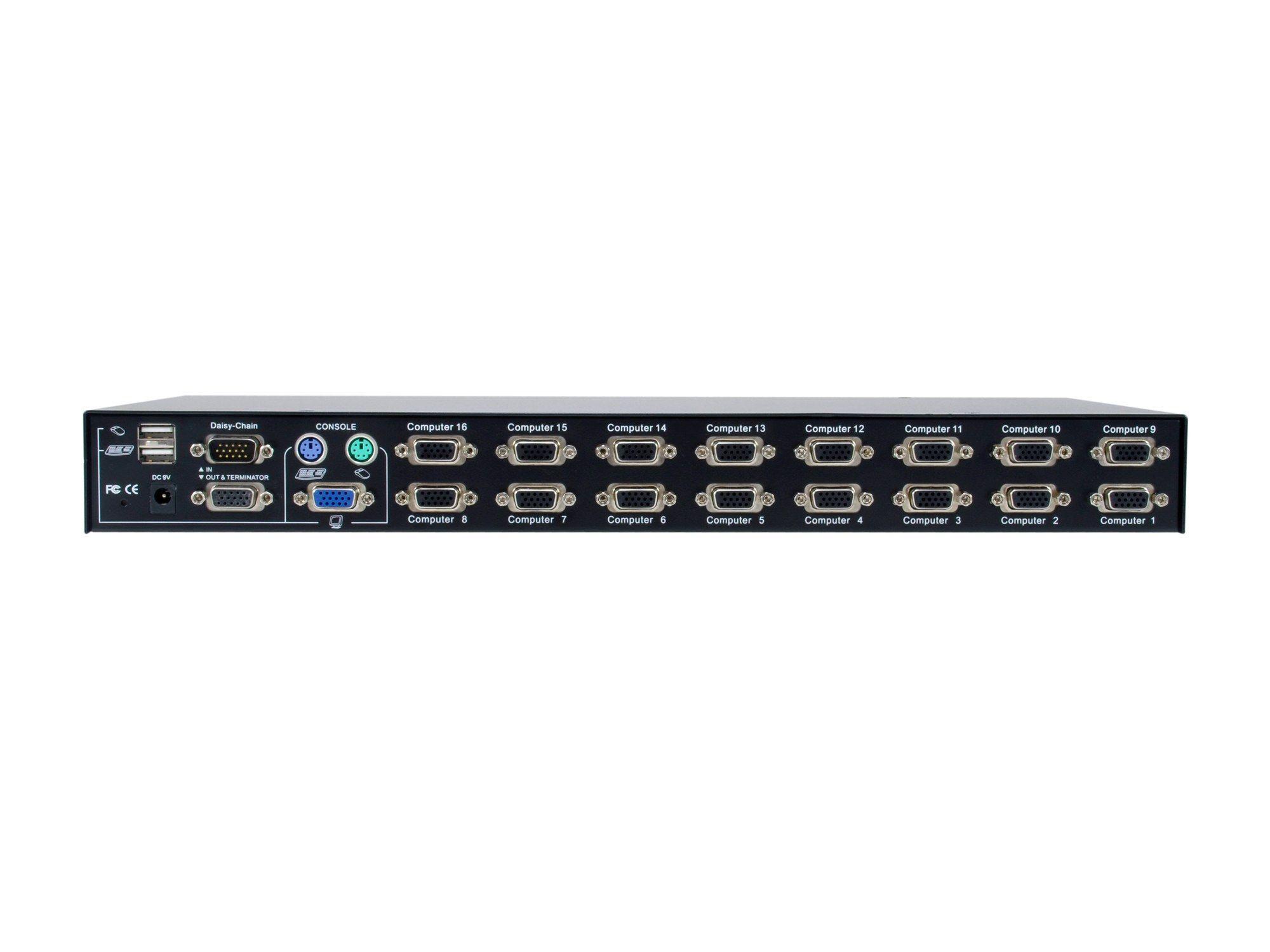 Switch KVM LEVELONE KVM-3216 (Preto) — miniatura 3