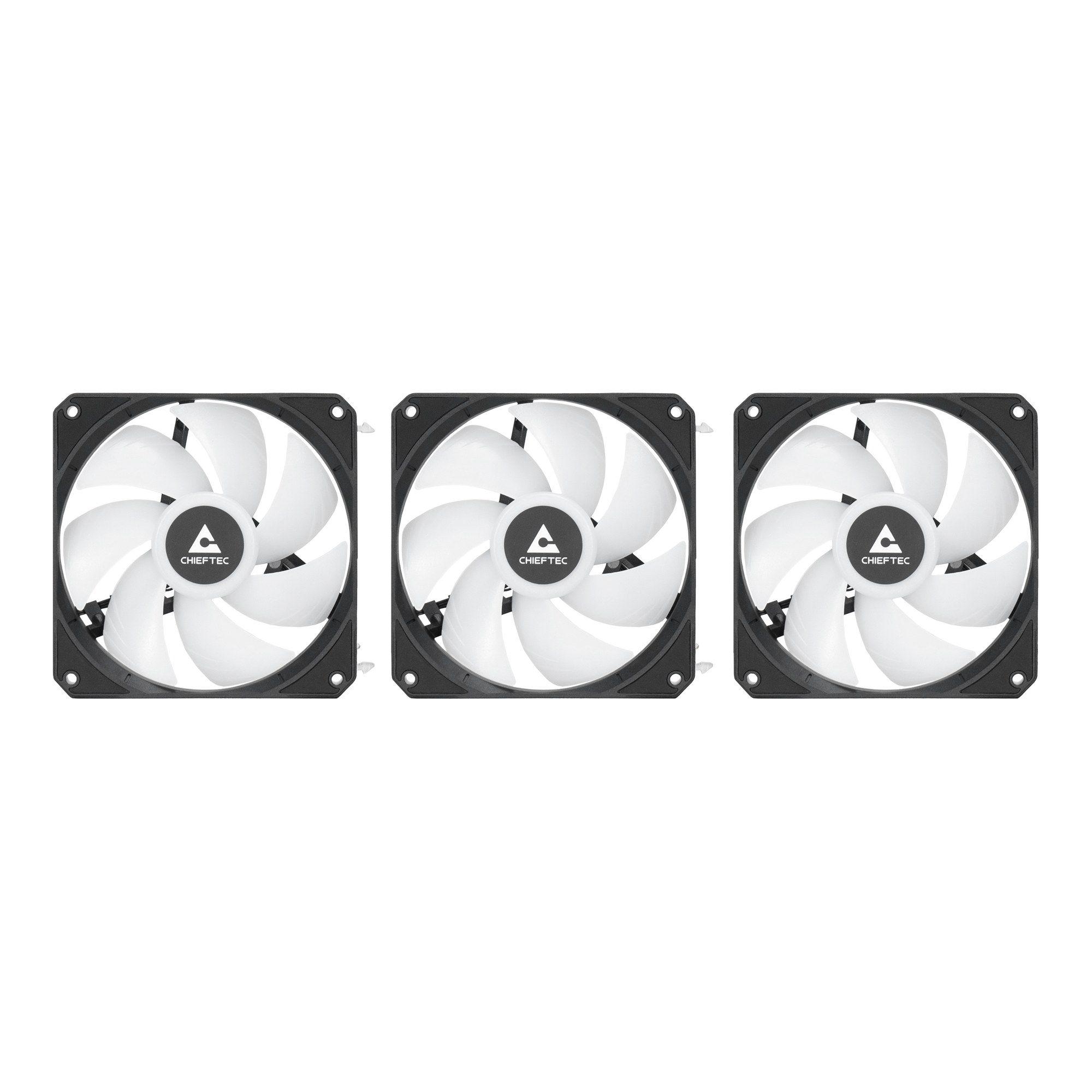 Sistema de Refrigeração Líquida AIO CHIEFTEC ICEBERG PRO 360 RGB CLC-360-VRM-RGB (120 mm - 2200 RPM - Multi - Preto), miniatura 3