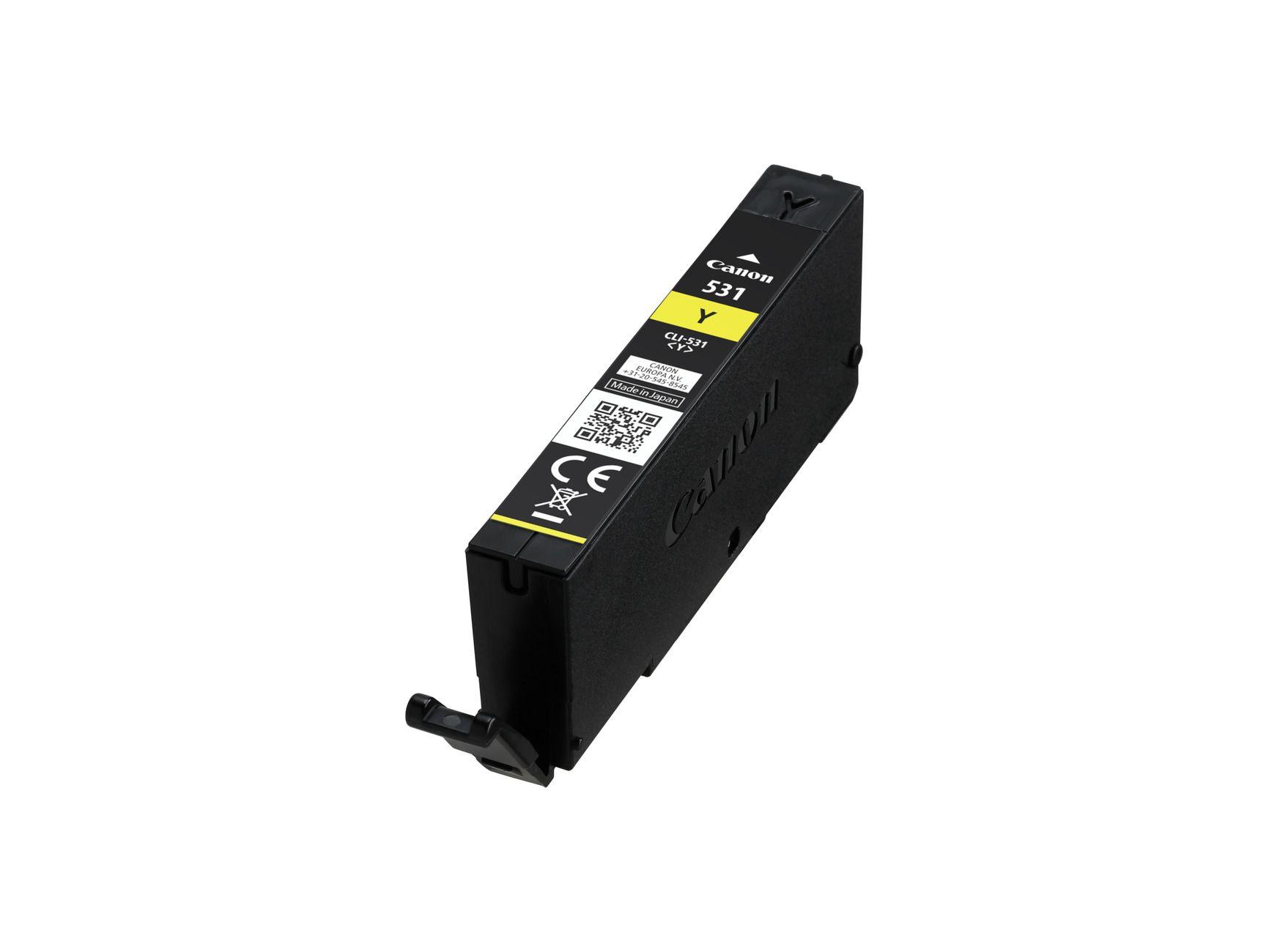 Tinteiro CANON CLI-531Y (515 páginas - Amarelo)