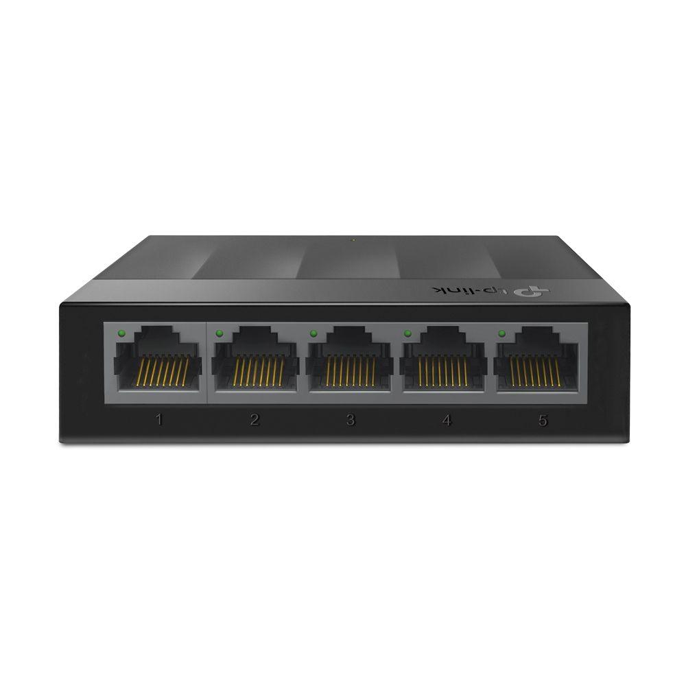 Switch TP-LINK LS1005G (5 Portas - 1,5 MB - 10 Gbit/s - Preto)