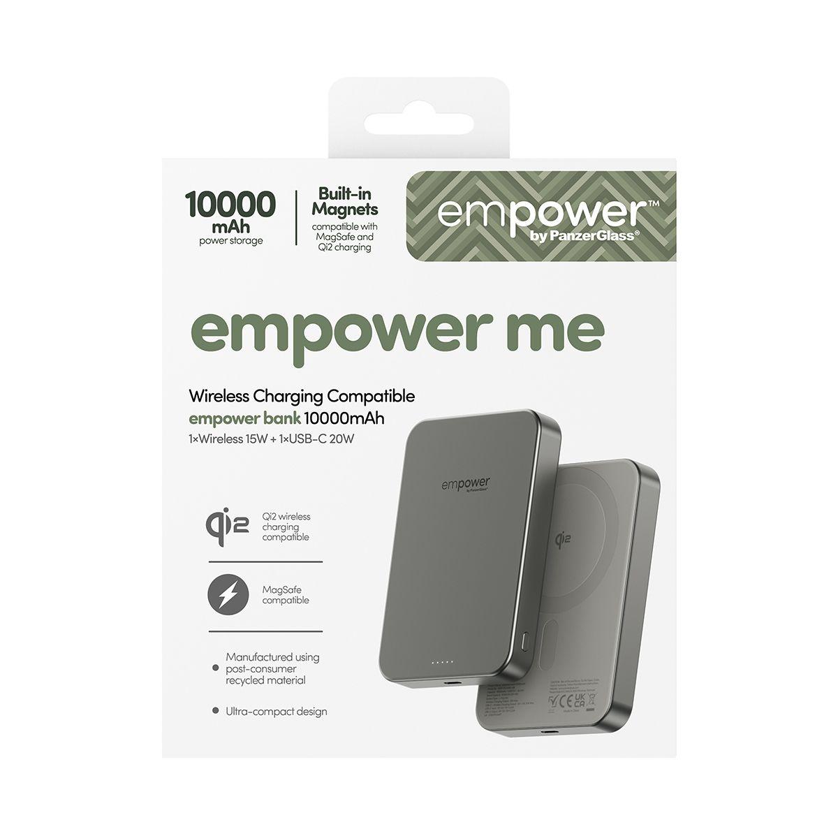 Powerbank PANZERGLASS empower™ Bank (10000 mAh - USB Type-C - Titânio), miniatura 3