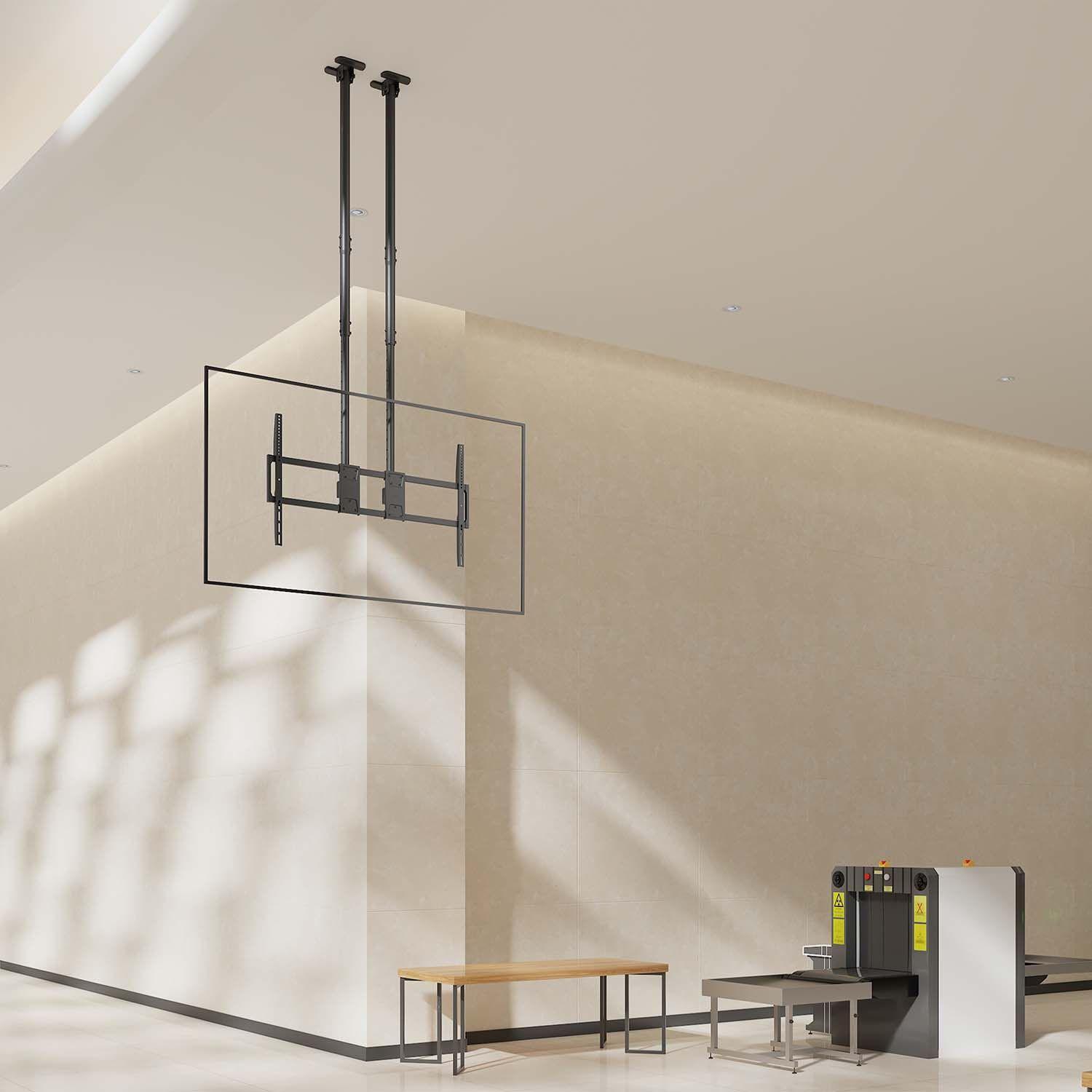 Suporte de Teto para TV AISENS CT120TLE-395 (60-120" - 120 kg - Preto) — miniatura 3