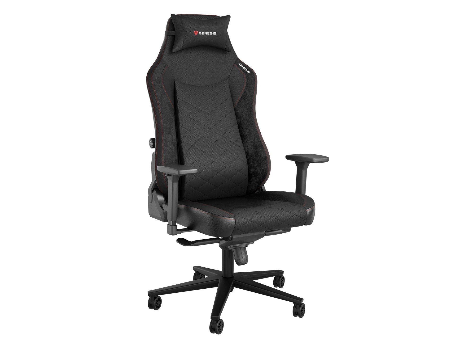 Cadeira Gaming GENESIS Nitro 890 G2 (150 kg - 134 cm - Tecido, Imitação de pele - Preto) — miniatura 2