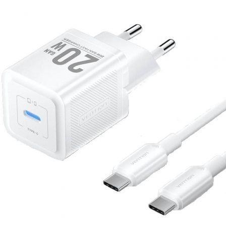 Carregador de Parede VENTION TZ-FEPW0-EU-01 (20 W - Até 60 W - Branco)