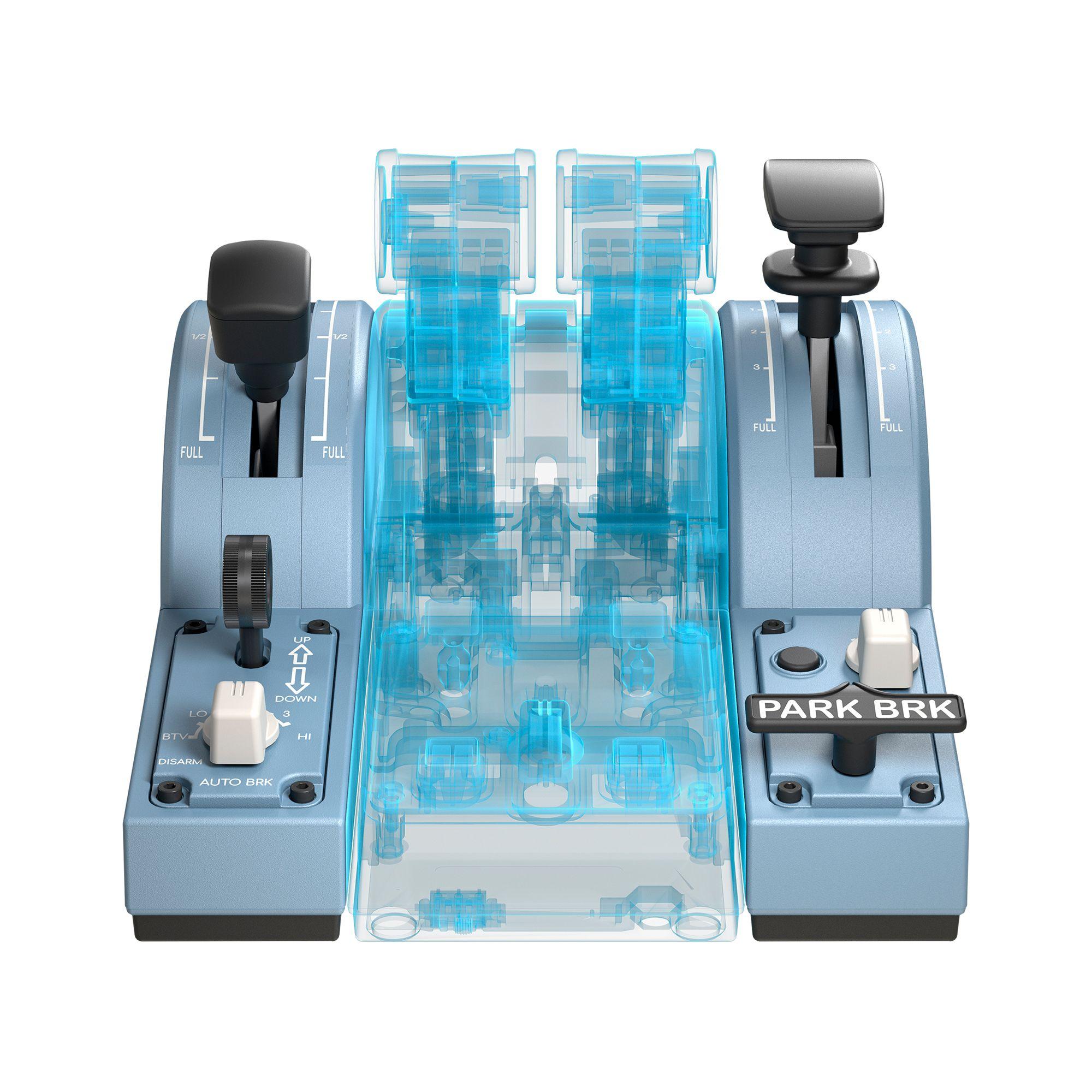 Simulador de Voo THRUSTMASTER TCA Quadrant Add-On Airbus Edition (PC - Com fios - Preto e Azul) — miniatura 4