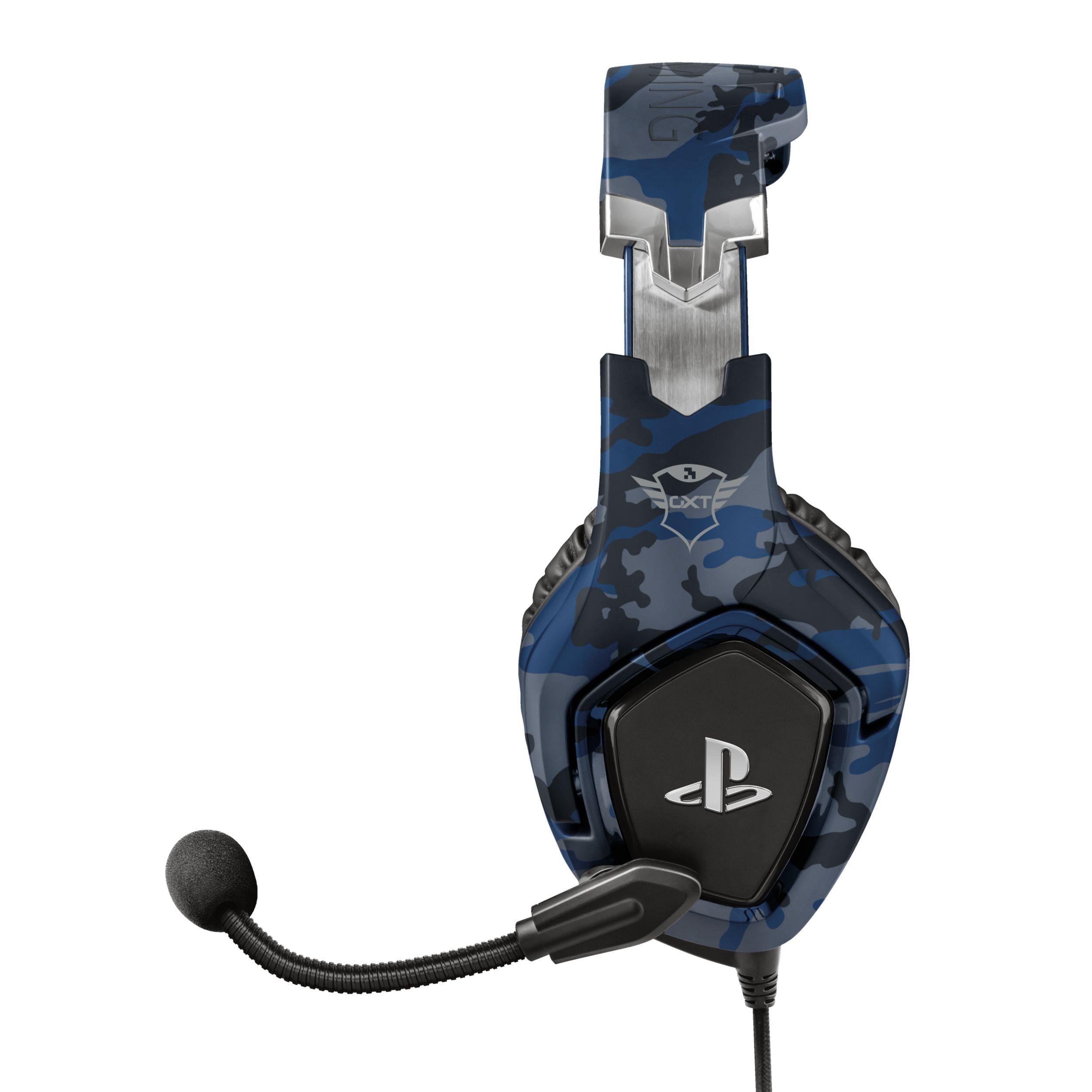 Headset Gaming TRUST GXT 488 Forze-B (Binaural - Com fios - Circum-aural - Preto e Azul) — miniatura 4