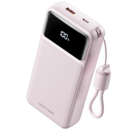 Bateria Externa VENTION XGYP0-40-TY (20000mAh - Rosa)