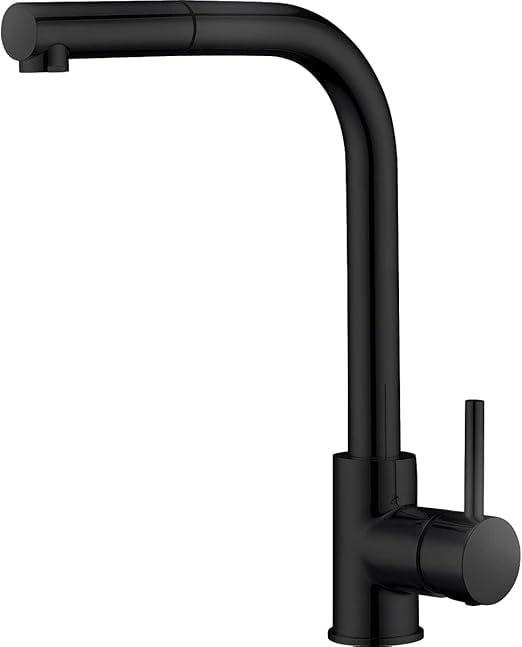 Torneira de Cozinha IMEX GCE006NG Malta (Latón y acero inoxidable - Preto Mate)