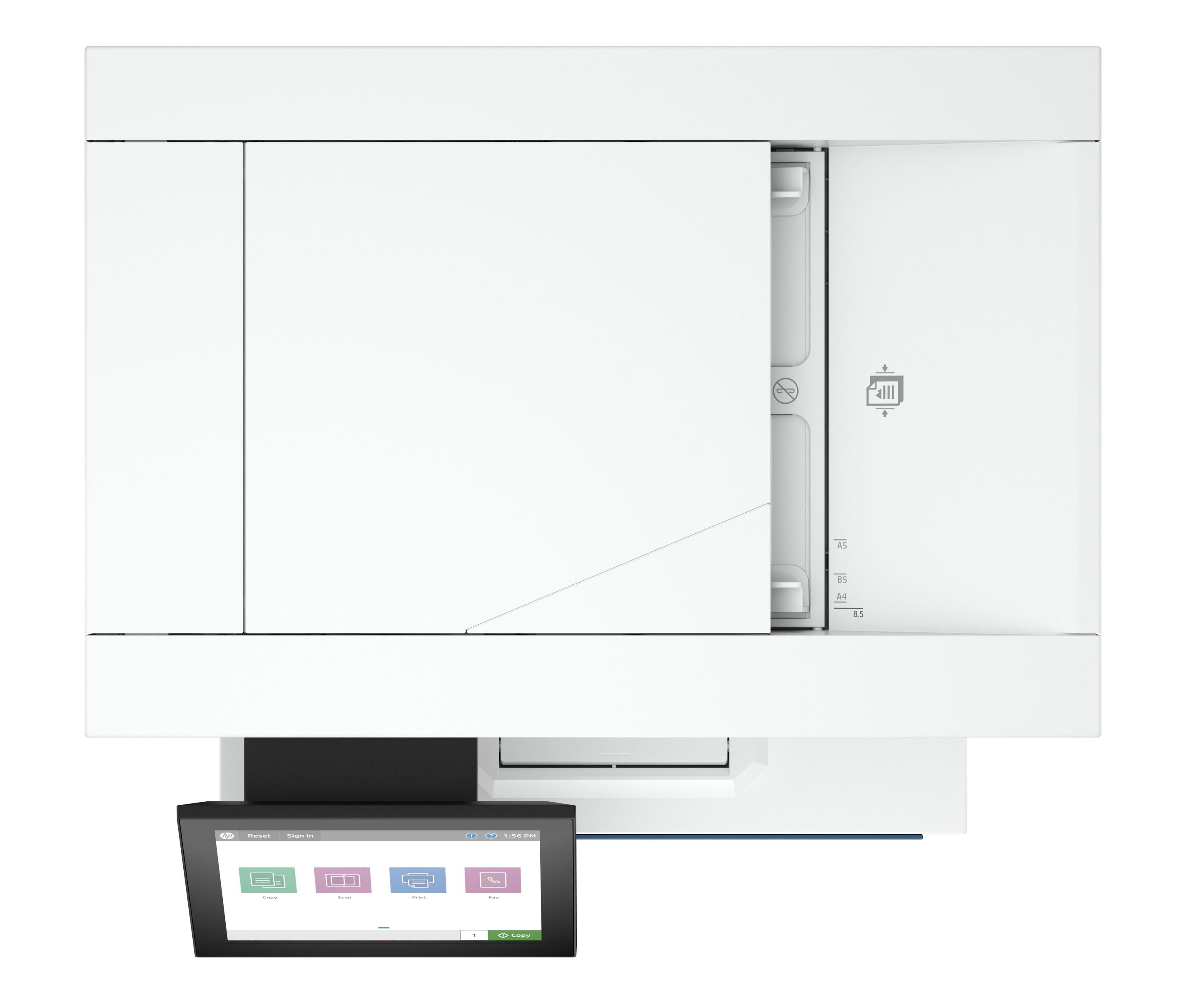 Impressora Multifunções HP LaserJet Enterprise MFP 5602dn (A4 - Impressão a preto e branco - 650 folhas - Azul e Branco) — miniatura 5