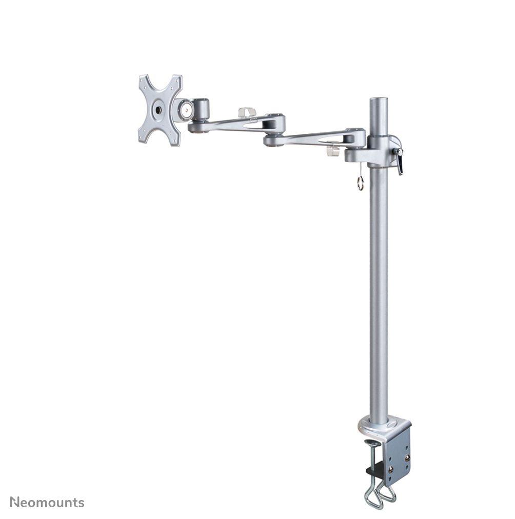 Suporte de Monitor de Secretária NEOMOUNTS FPMA-D935POLE70 (10–30″ - VESA 75 x 75/100 x 100 mm - Prateado), miniatura 2