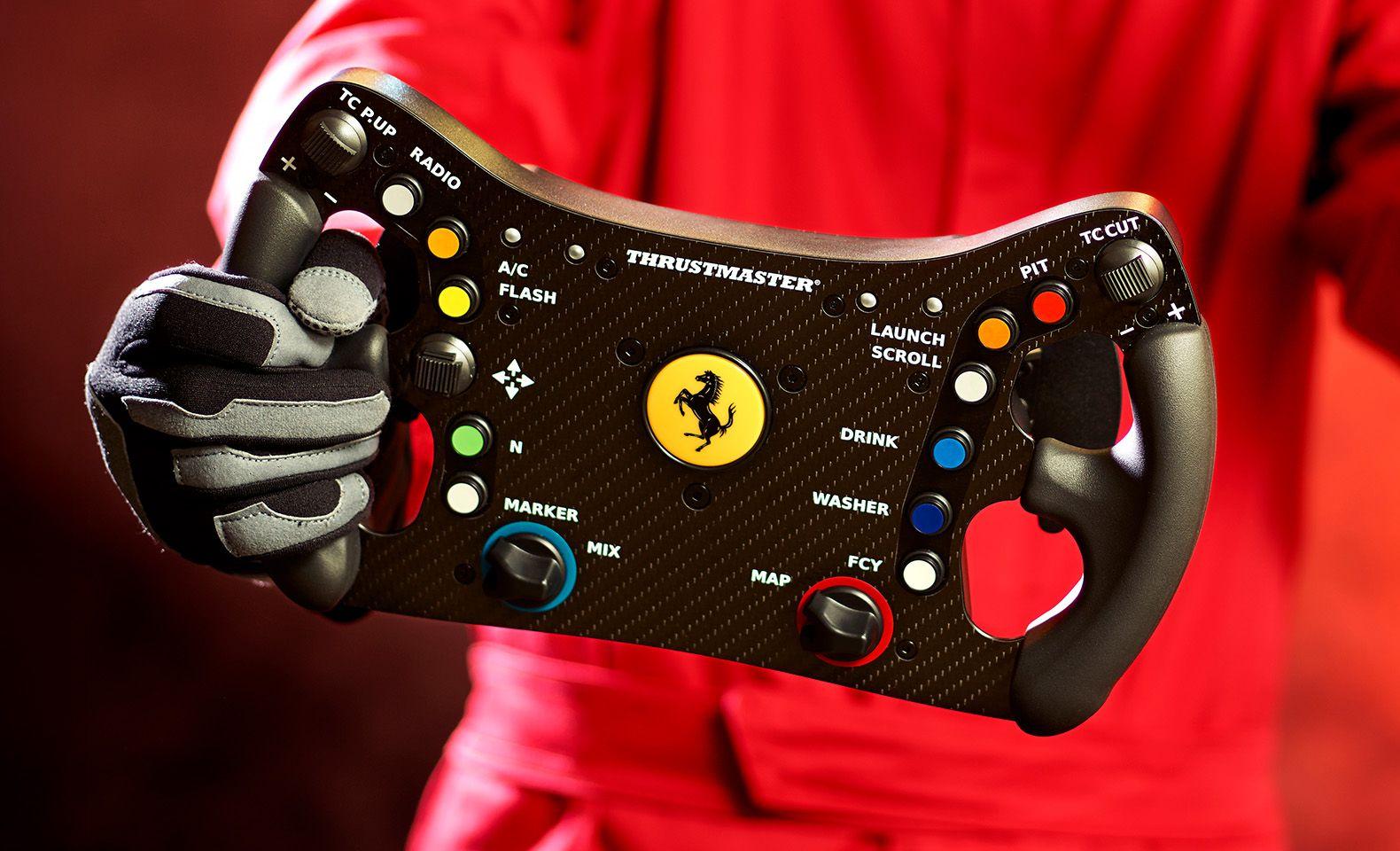 Volante e Pedais THRUSTMASTER T818 Ferrari 488 GT3 DD FF (PC - Com fios - Preto e Vermelho), miniatura 11