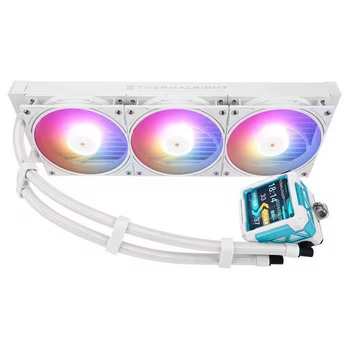 Cooler Líquido para CPU THERMALRIGHT Frozen Warframe Pro 360 ARGB (120 mm - 2000 RPM - RGB multicolor - Branco) — miniatura 2
