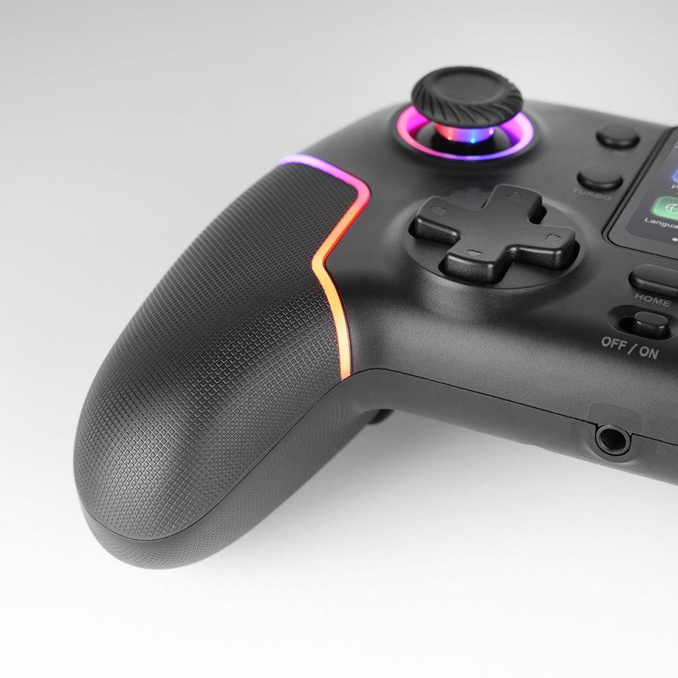 Comando Sem Fios MARS GAMING MGP-V3 (Nintendo Switch - USB Type-A para USB Type-C - Com fios e sem fios - Preto) — miniatura 4