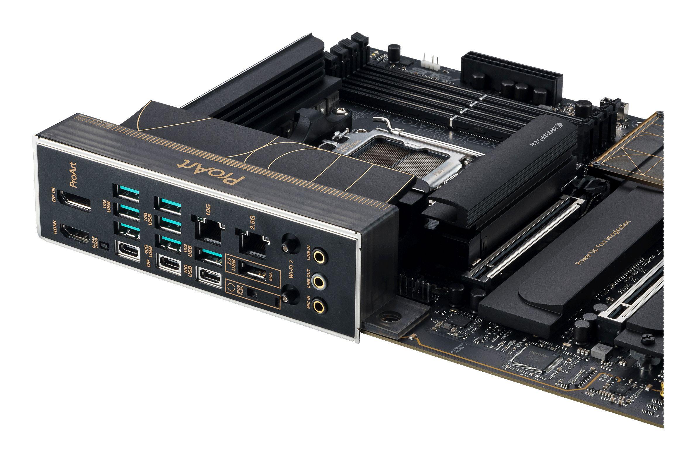 Motherboard ASUS ProArt X870E-Creator WiFi (AM5 - ATX - DDR5-SDRAM - Preto), miniatura 4