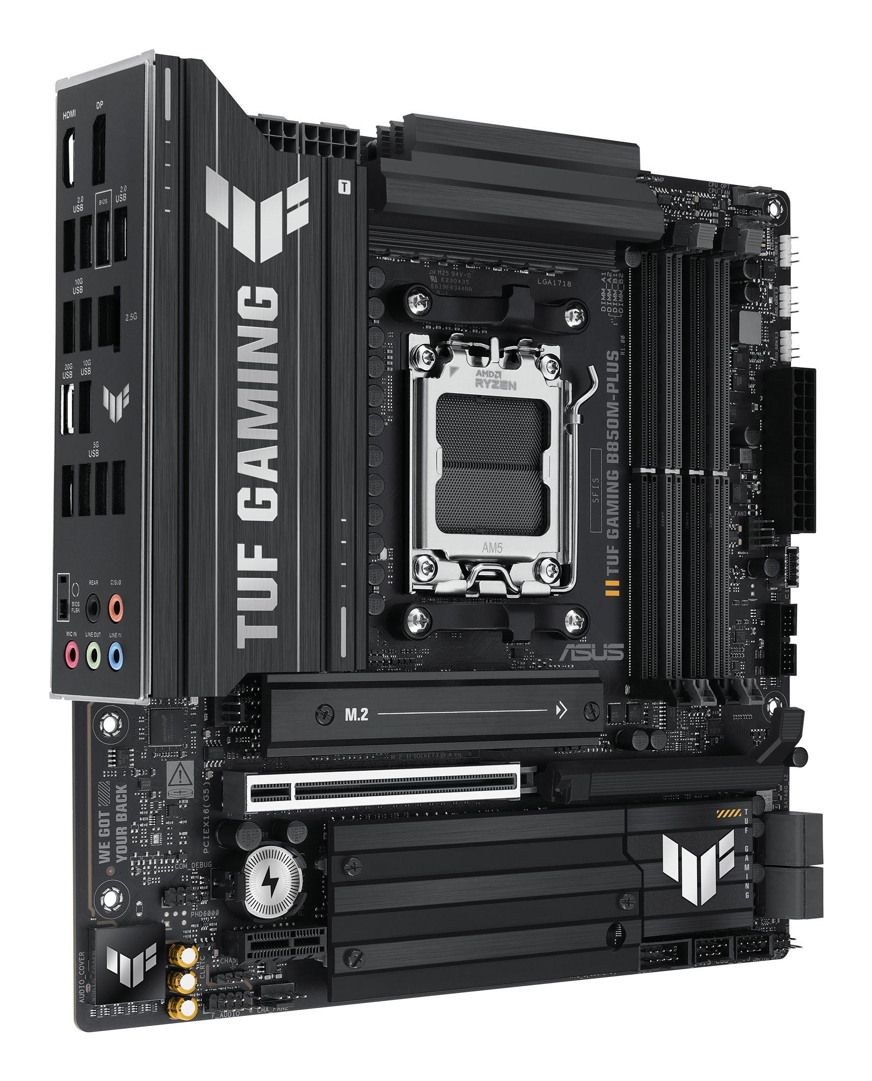Motherboard ASUS TUF GAMING B850M-PLUS (AM5 - micro ATX - Duplo canal), miniatura 5