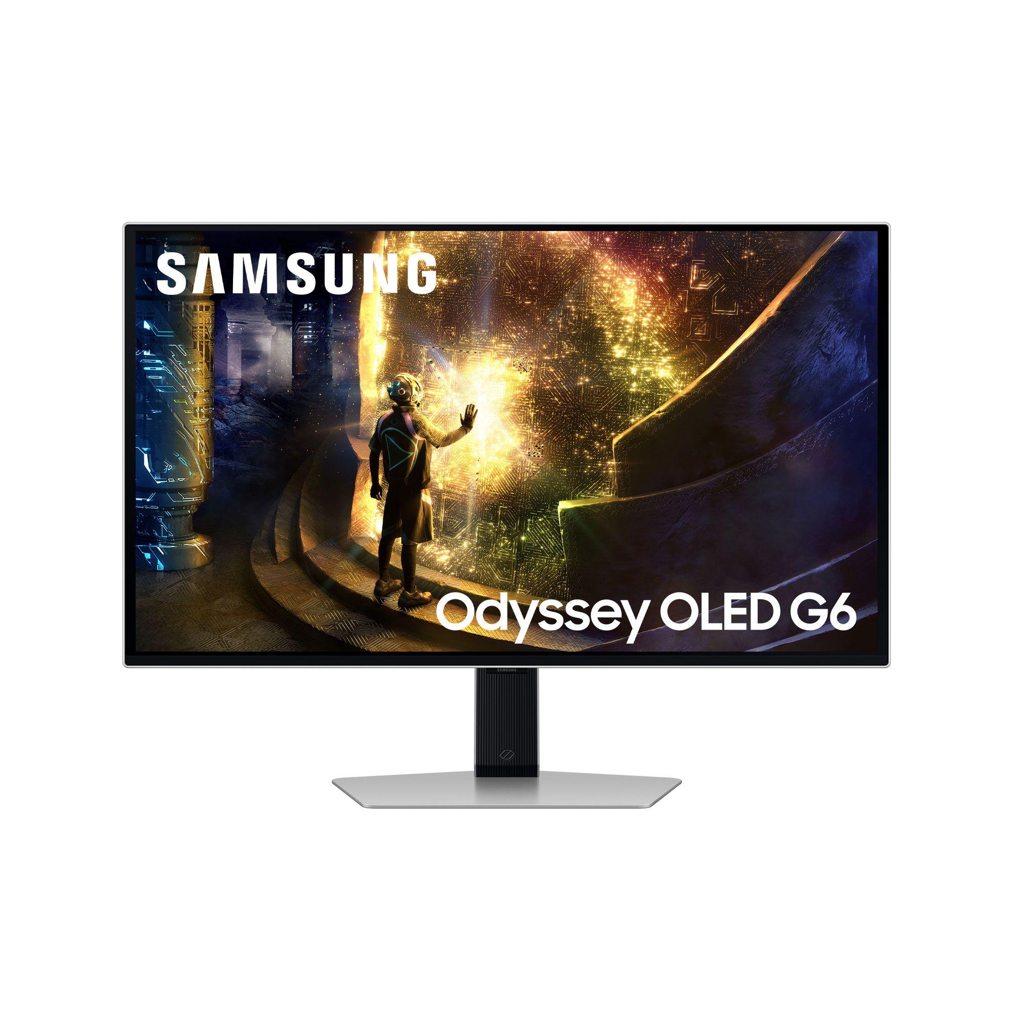 Monitor SAMSUNG Odyssey OLED G6 LS27DG610SUXEN (27" - OLED - 240 Hz - Prateado)