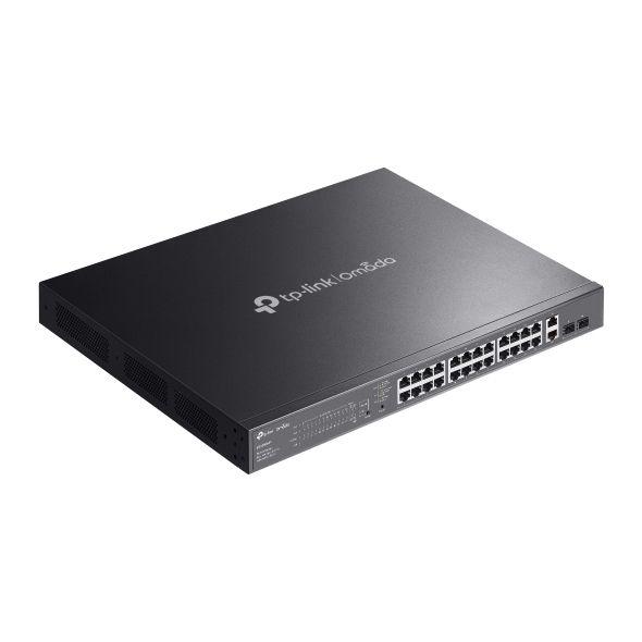 Switch TP-LINK Omada ES228GMP (Gigabit Ethernet - 4 MB - 56 Gbit/s - Preto) — miniatura 3