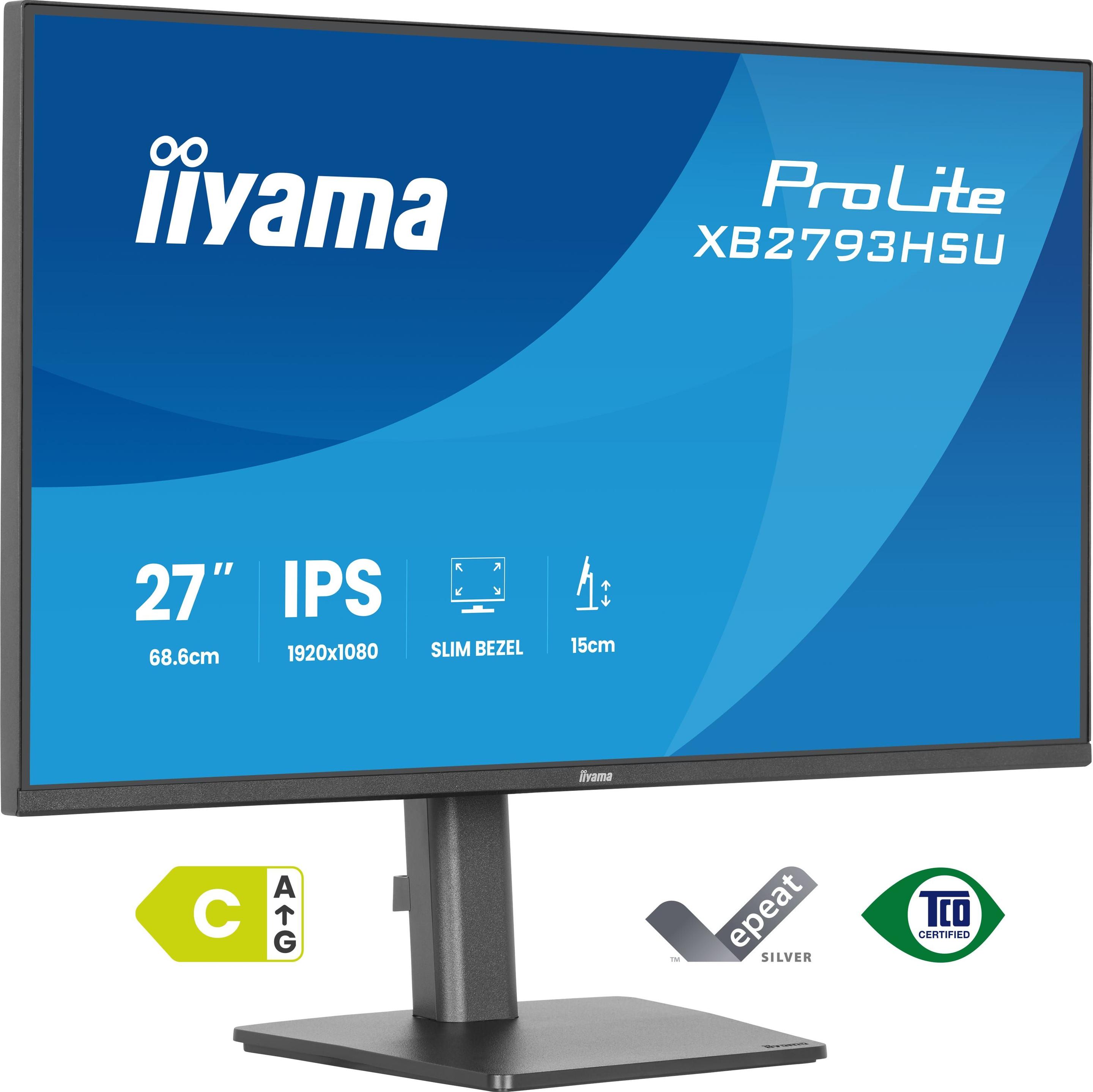 Monitor IIYAMA ProLite XB2793HSU-B1 (27" - IPS - 120 Hz - Preto)