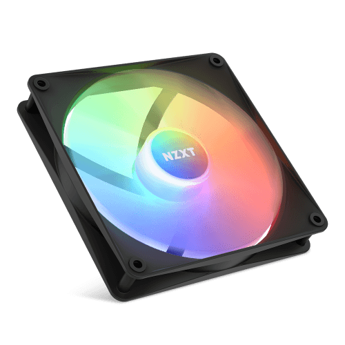 Ventoinha para Caixa de PC NZXT F140 RGB Core (Plástico e borracha - Multicolor - Preto)