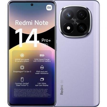 Smartphone XIAOMI Redmi Note 14 Pro+ 5G (12GB/256GB - 6,67" - Púrpura)