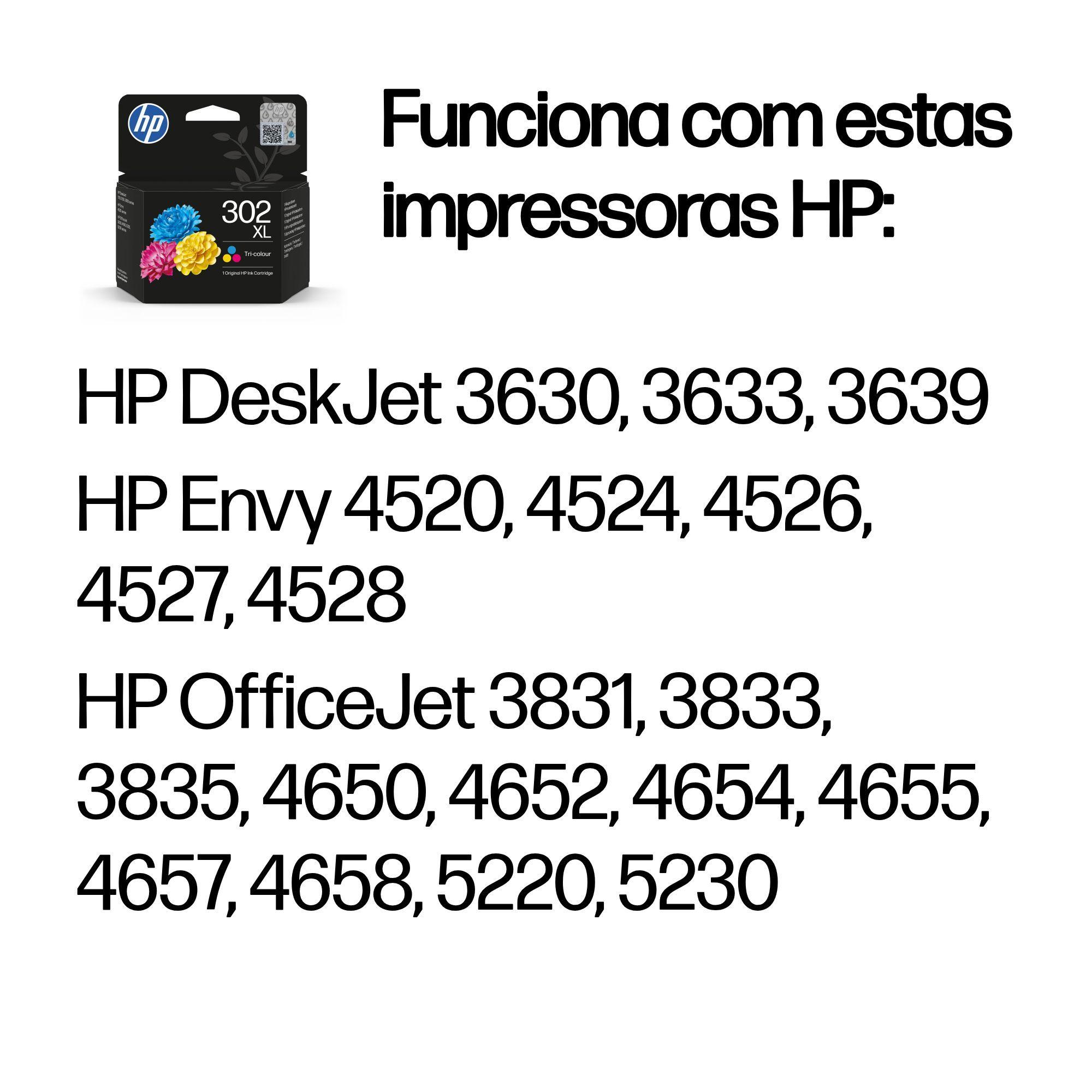 Tinteiro HP 302XL (300 páginas - Tricolor), miniatura 2