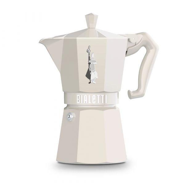 Cafeteira Italiana BIALETTI MOKA EXCLUSIVE 6TZ (Creme)