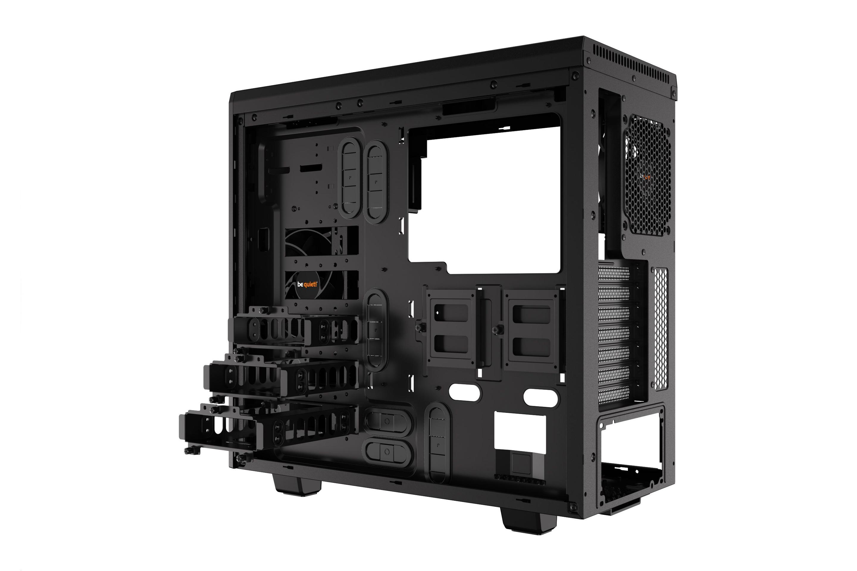 Caixa PC BE QUIET! Pure Base 600 Window (ATX, micro ATX, Mini-ITX - Midi Tower - ATX, micro-ATX, Mini-ITX - Preto) — miniatura 5